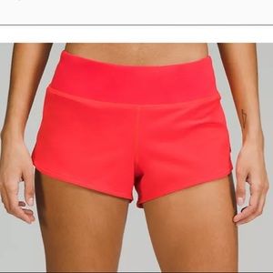Lululemon speed up shorts 2.5”